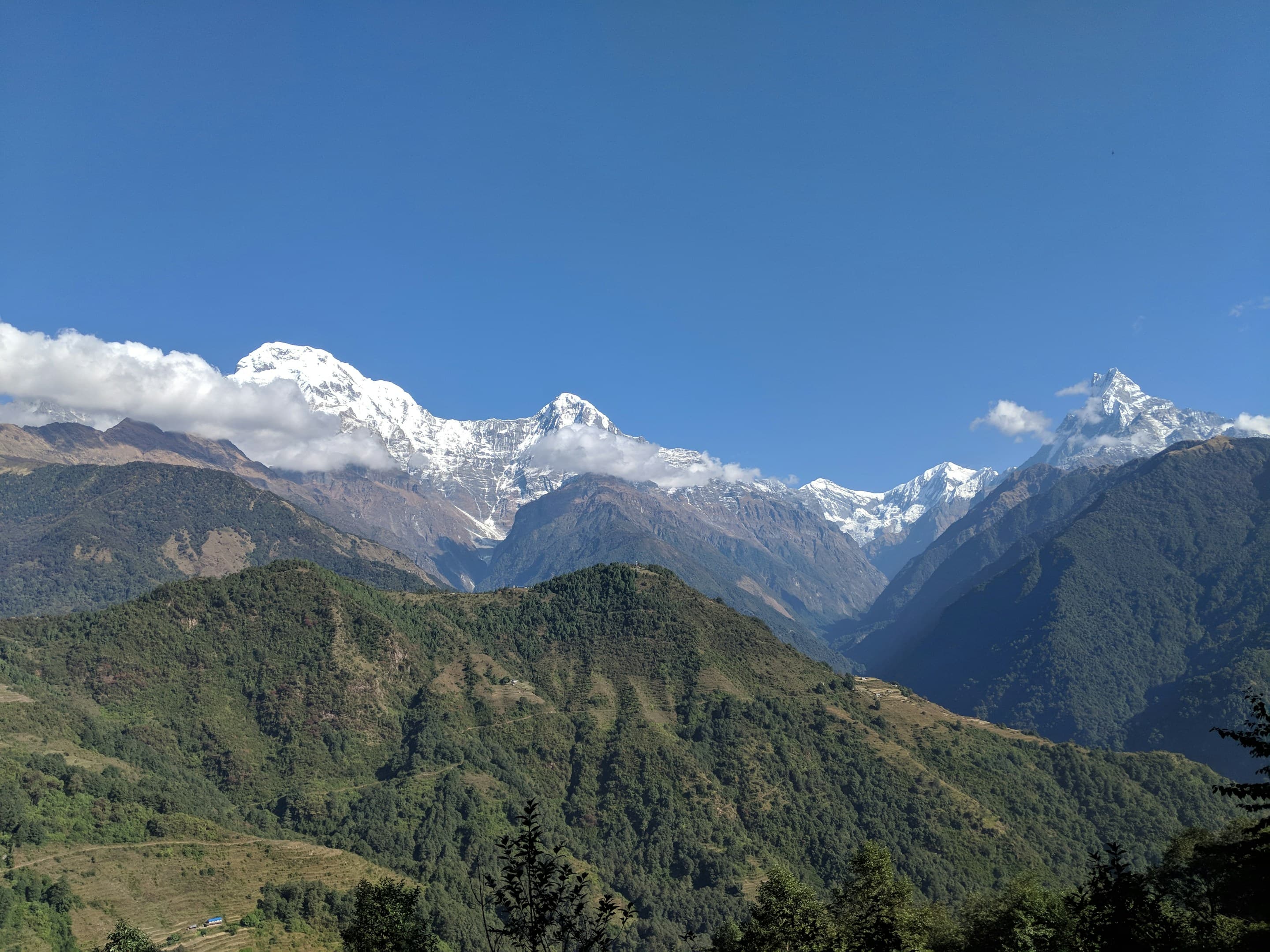 Himalayan mountain landscape